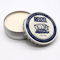 Reuzel Clay Matte Pomade - avoin purkki ja sisältö