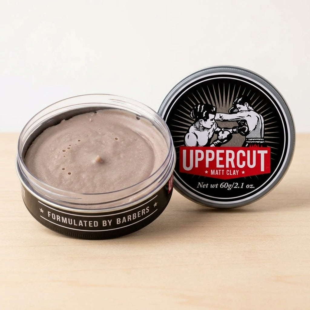 Uppercut Clay - avoin purkki ja sisältö