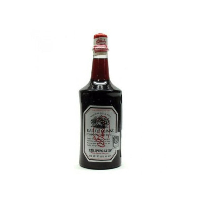 Ed. Pinaud Eau de Quinine - vooraanzicht donkere fles hair tonic met etiket