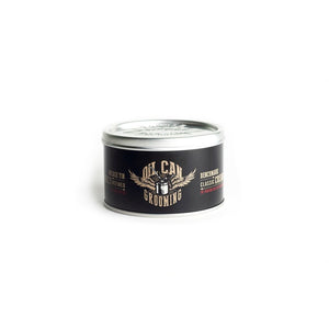 Oil Can Grooming Classic Cream, purkin etukuvakulma valkoisella taustalla
