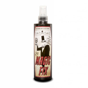 Barberstation Magic Fix Grooming Tonic, edestä suihkepullo vintage-etiketillä