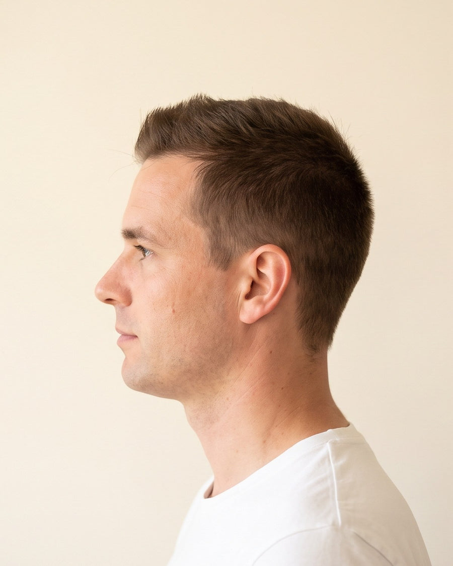 Crew cut: sivulta