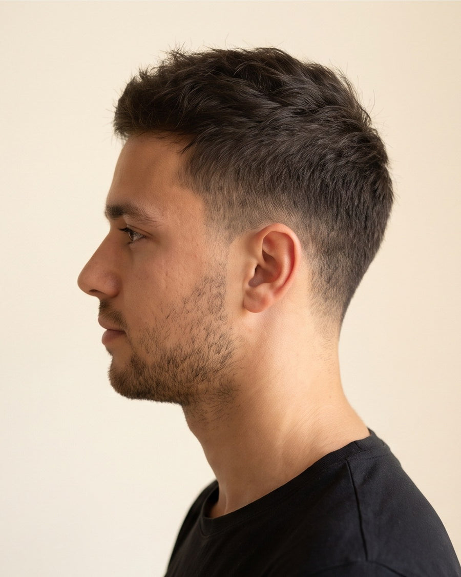 Low taper fade: sivulta