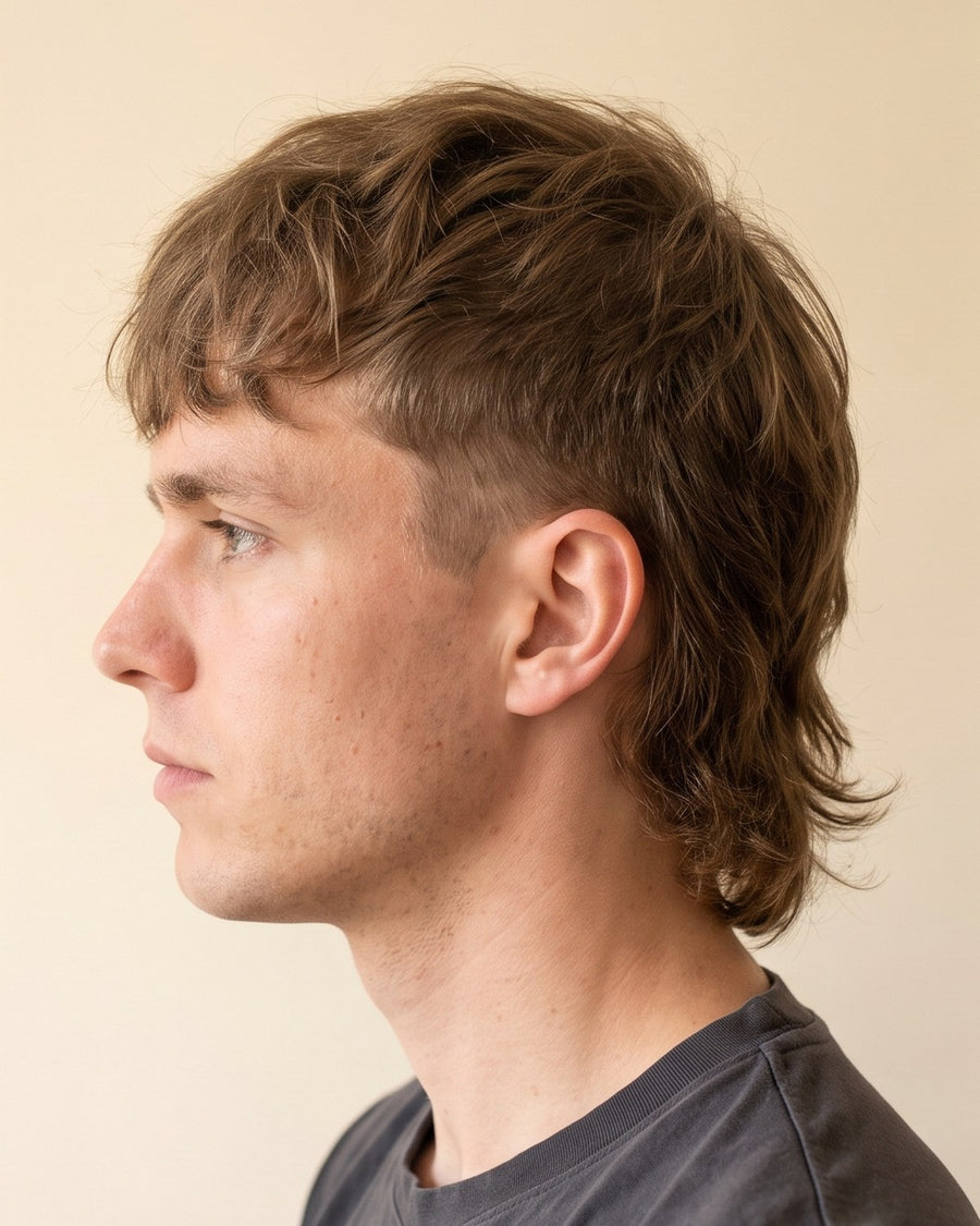 Modern mullet: sivulta