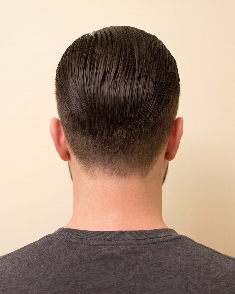 Slick back: takaa