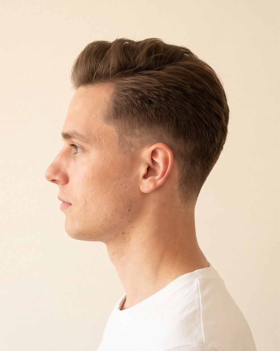 Taper fade: sivulta
