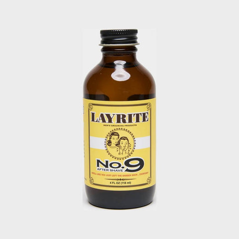Layrite No.9 Bay Rum Aftershave 118 ml - fles, vooraanzicht
