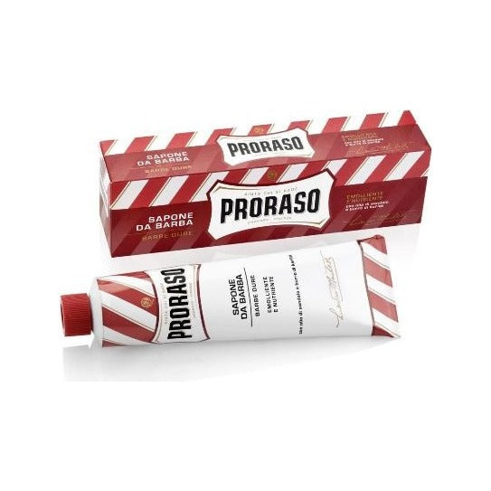 Proraso Scheercrème Sandalwood 150 ml - tube, vooraanzicht