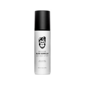 Slick Gorilla Sea Salt Spray, valkoinen pullo mustalla korkilla edestäpäin