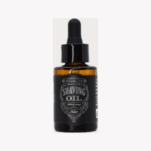 Tonsor & Cie Shaving Oil Ice - etukuva meripihkanvärisestä tippapullosta mustalla etiketillä